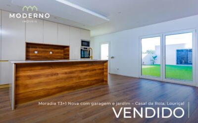 Moradia T3+1 Nova c/ garagem e jardim – Casal da Rola