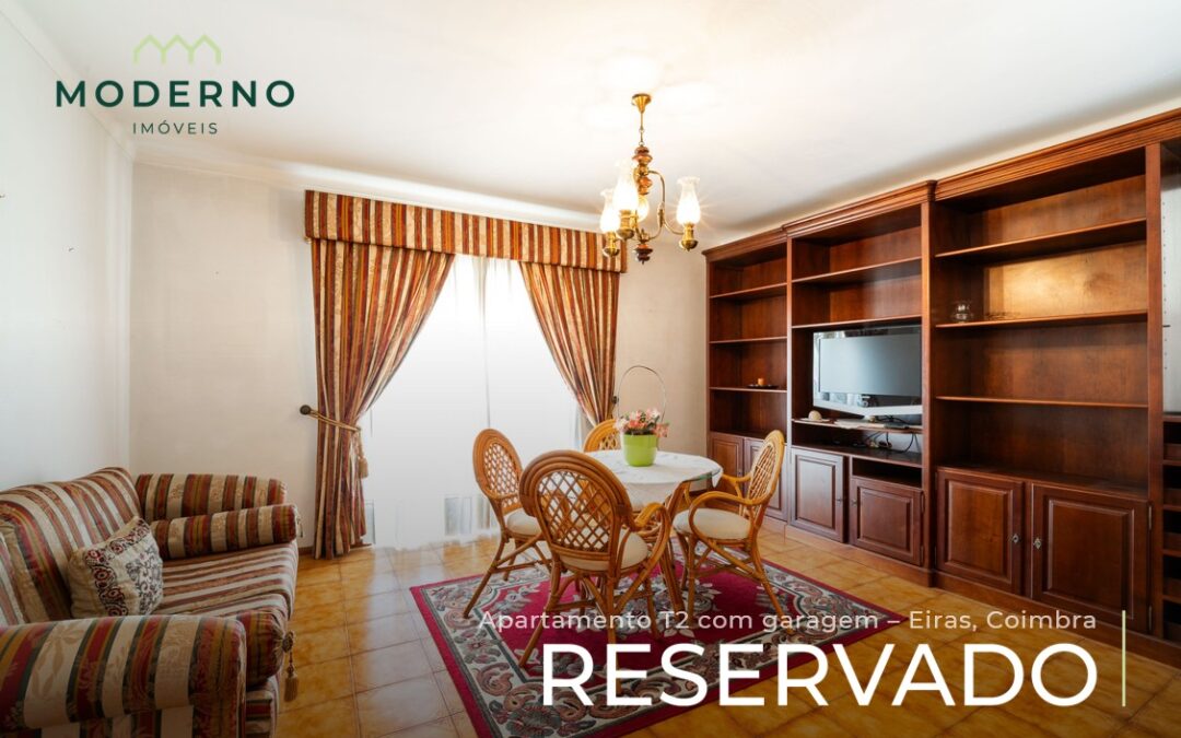 Apartamento T2 com garagem – Eiras, Coimbra