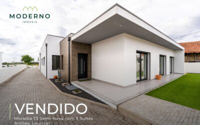 Moradia T3 Semi-Nova com 3 Suítes – Antões, Louriçal